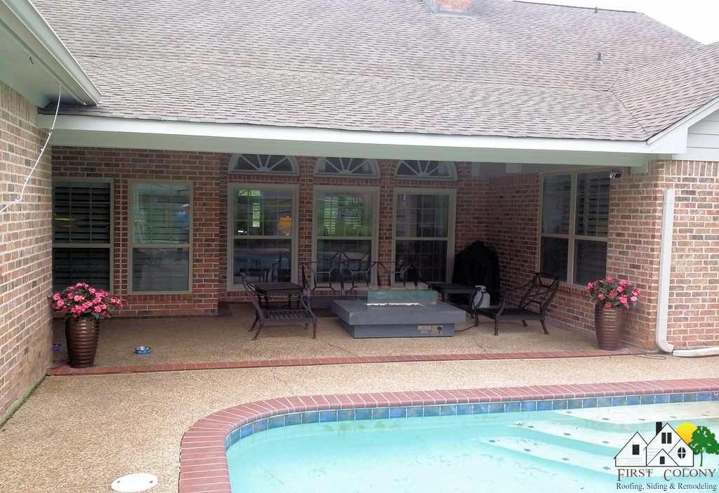 First Colony Roofing Patio Cover